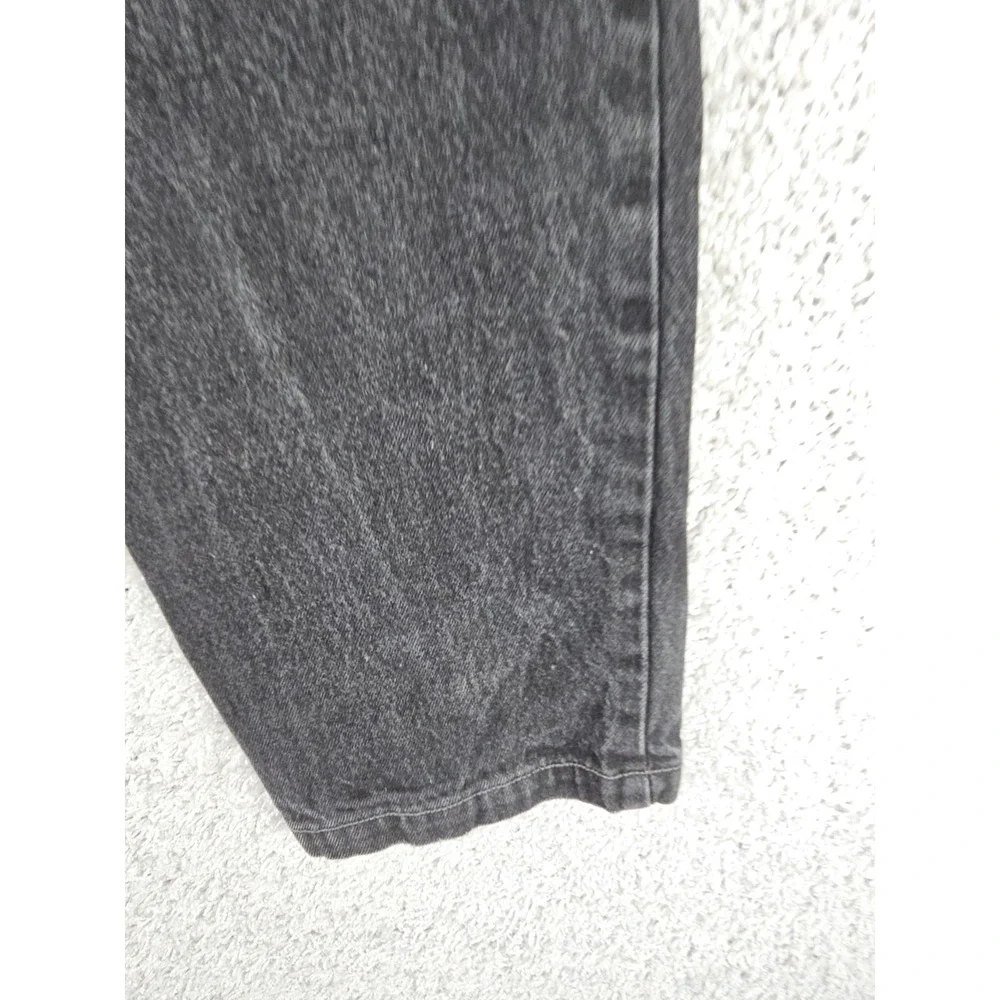 Vintage SouthPole Y2K Dark Black Denim Baggy Skate Jeans Youth Kids Size 8 24x23
